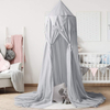 Good Quality Grey Children Boys Mosquito Net Tassel Home Kids Play Tent Bed Canopy