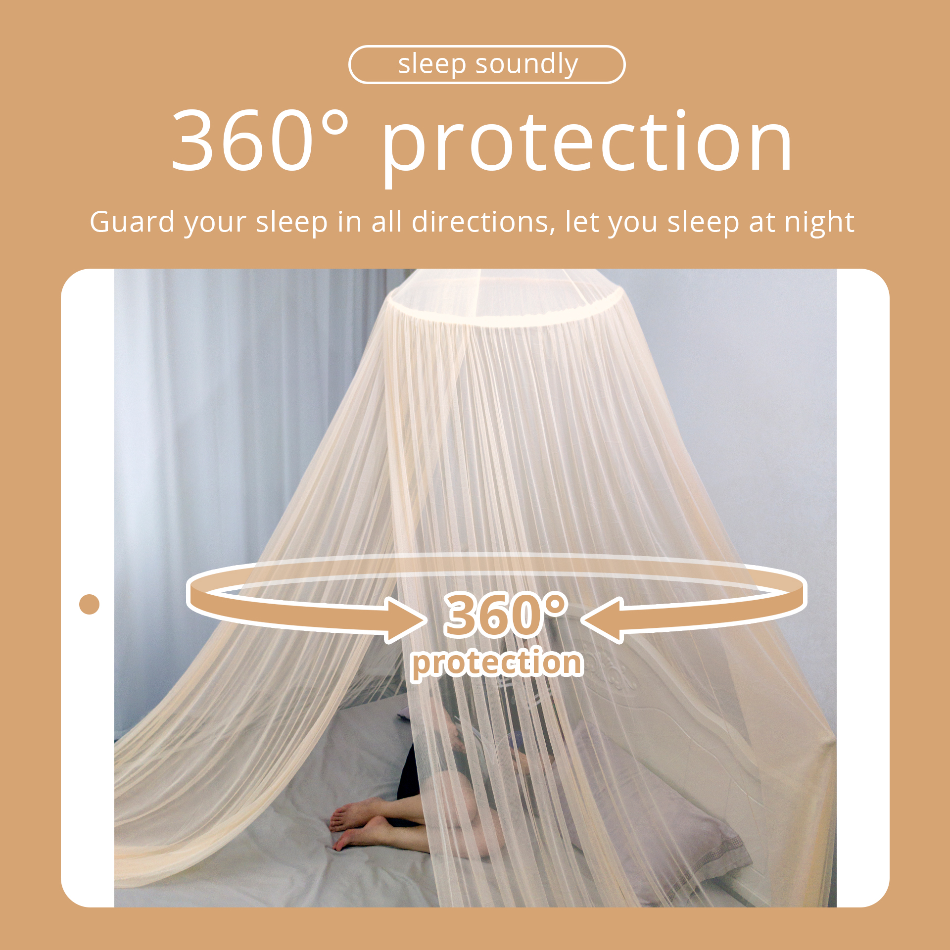 Enlarged Umbrella Polyester Mosquito Net For Bed