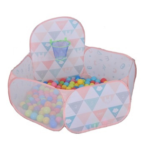Kid Play Tent with Basketball Hoop Child Toddler Ball Ocean Pool Tent for Boys Girls
