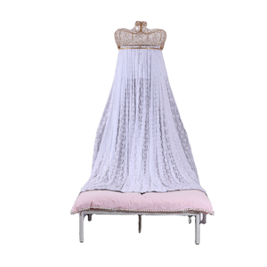 Princess Crown Lace Decorative Bed Canopy Two-color Two-layer Mesh Drape Feeling Full Of Elegant Girls Bed Curtain Mosquito Nets
