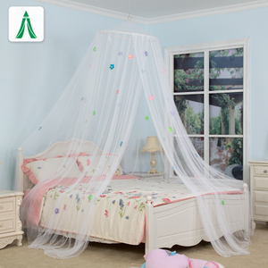 Coloful Flowers Girls Hanging Mesh Mosquito Nets Bed Canopy