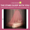 High Quality 100% Polyester Protective Net Mosquito Net for Children's Bed Glow Pink
