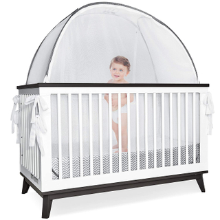 Baby Safety Canopy Cover Safety Pop Up Tent Nursery Soft Mosquito Net