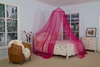 Elegant Red Exotic Hanging Mosquito Nets Conical Home Bed Canopies