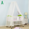 Foldable Free-standing Easy Set Baby Cot Playpen Umbrella Mosquito Net