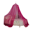 Hom Size Round Top Fabric Mesh Double Bed Canopy Mosquito Netting