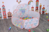 Kid Play Tent with Basketball Hoop Child Toddler Ball Ocean Pool Tent for Boys Girls