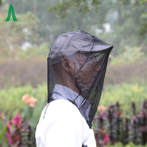 Insect Polyester Durable Camping Black Mosquito Head Net