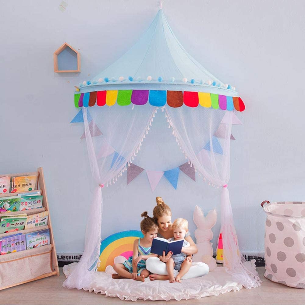 Princess Baby Bed Canopy For Kids Dome Hanging Play Tent Mosquito Nets