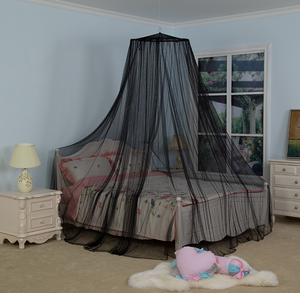 Decoration Indoor For Kids Black King Yellow Chiffon Mosquito Net Bed Canopy