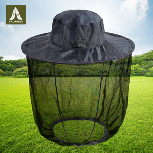 Outdoor Mosquito Repellent Hat Black