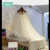 Bear pattern Child bed conical mosquito net convenience to set up Large space Room decoration gift