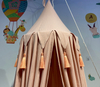 Kids Round Dome Canopy Round Dome 100% Cotton Mosquito Net Kids Protected Play Tent