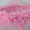 2020 Hot Sale Baby Girl Princess Style Pink Feather Circular Baby Mosquito Net